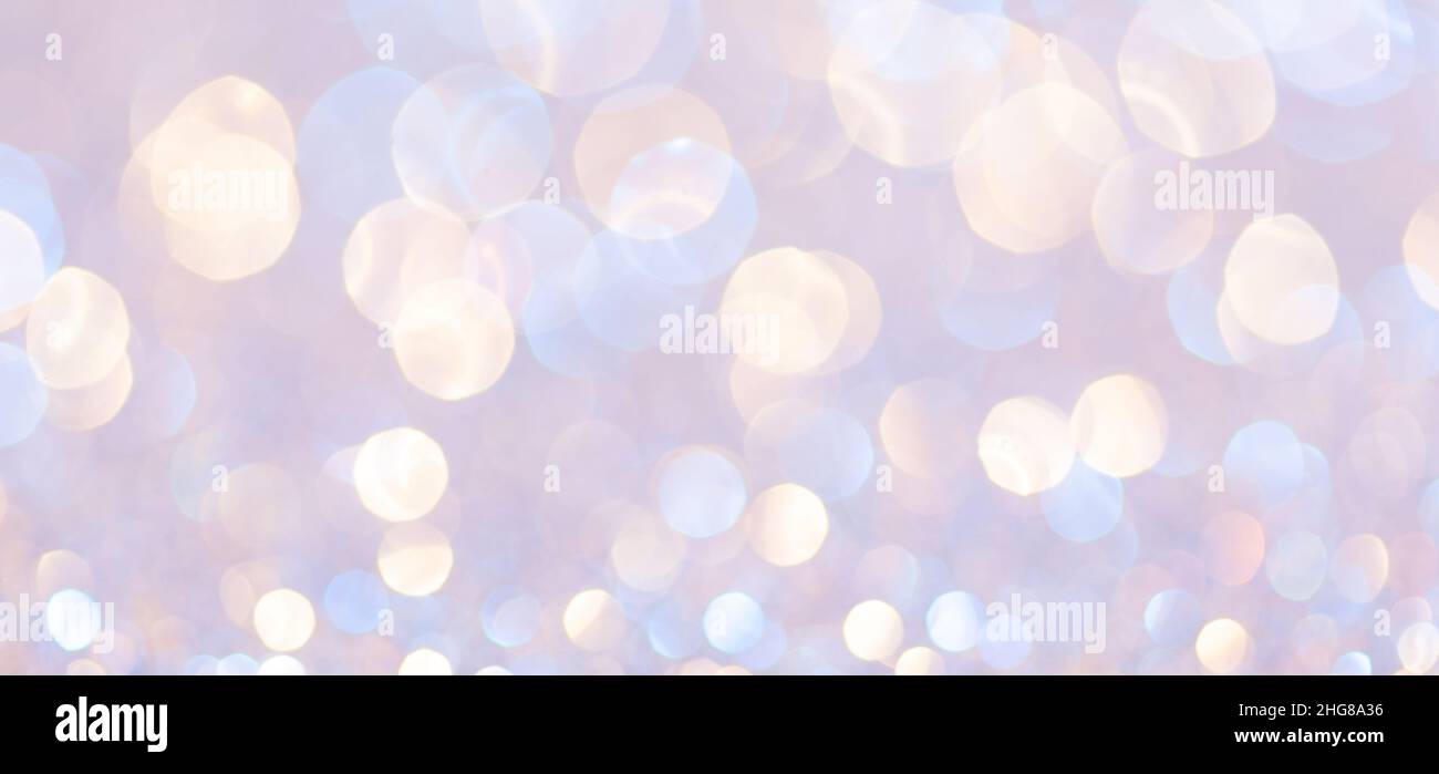 Blurred defocused multi color lights. Copy Space, concept Stock Photo