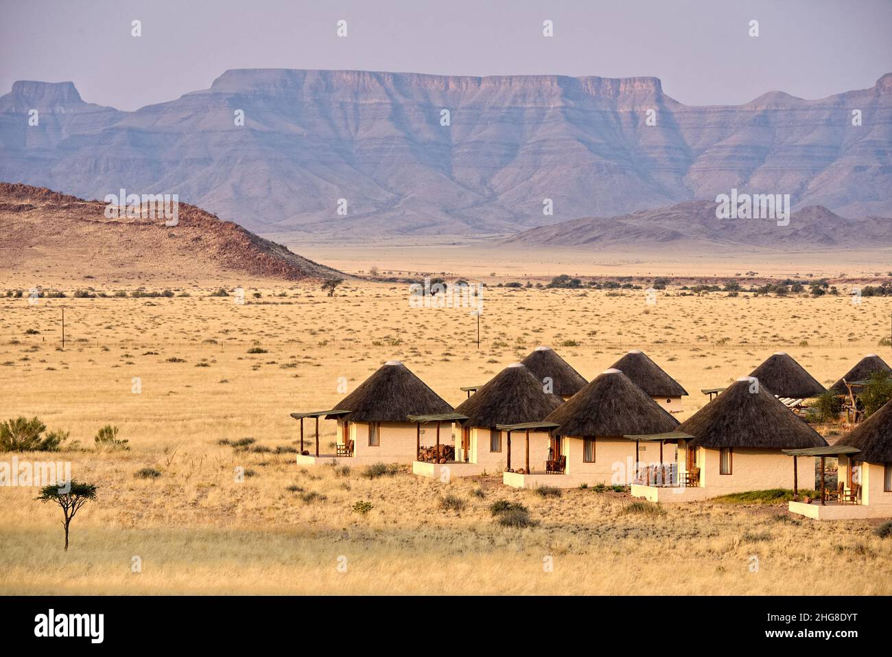 Namibia.Desert Homestead Lodge. Namib Naukluft National Park Stock Photo