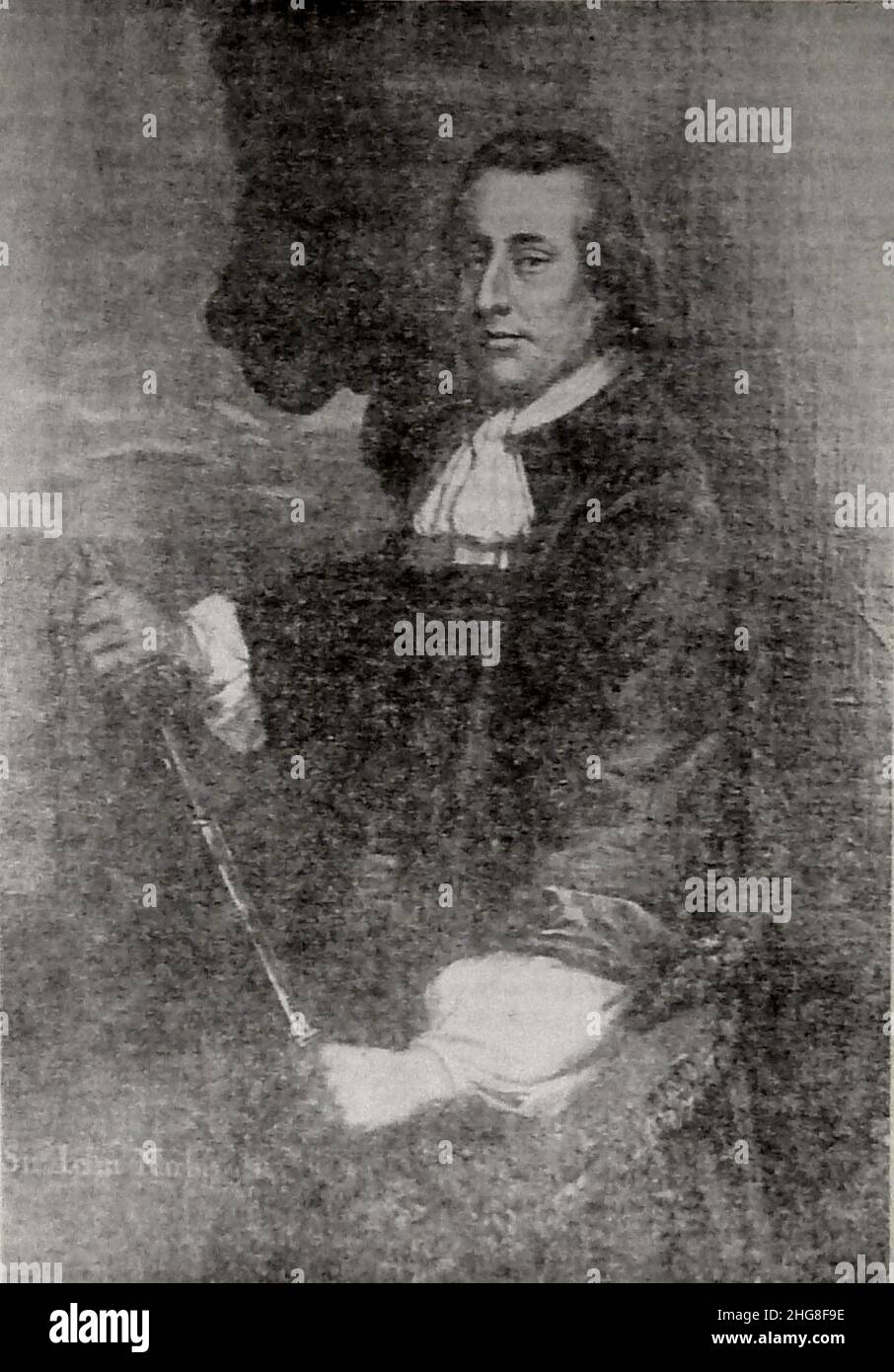 Sir Christopher Myngs by Peter Lely (b Stock Photo Alamy