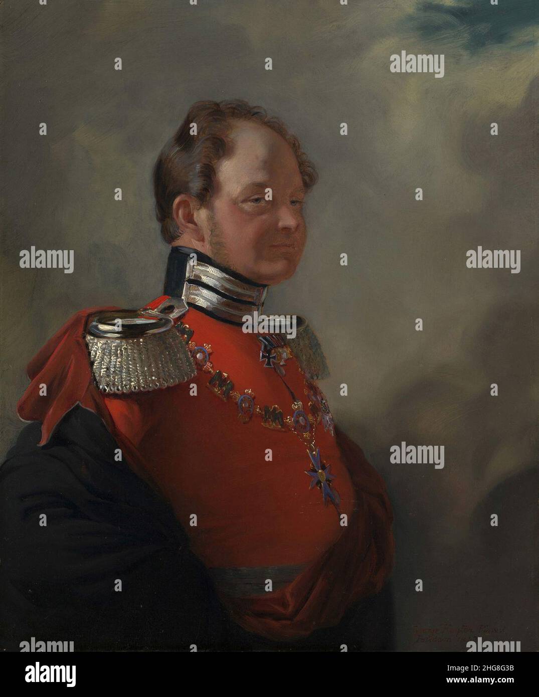 Sir George Hayter (1792-1871) - Frederick William IV, King of Prussia (1795-1861) Stock Photo