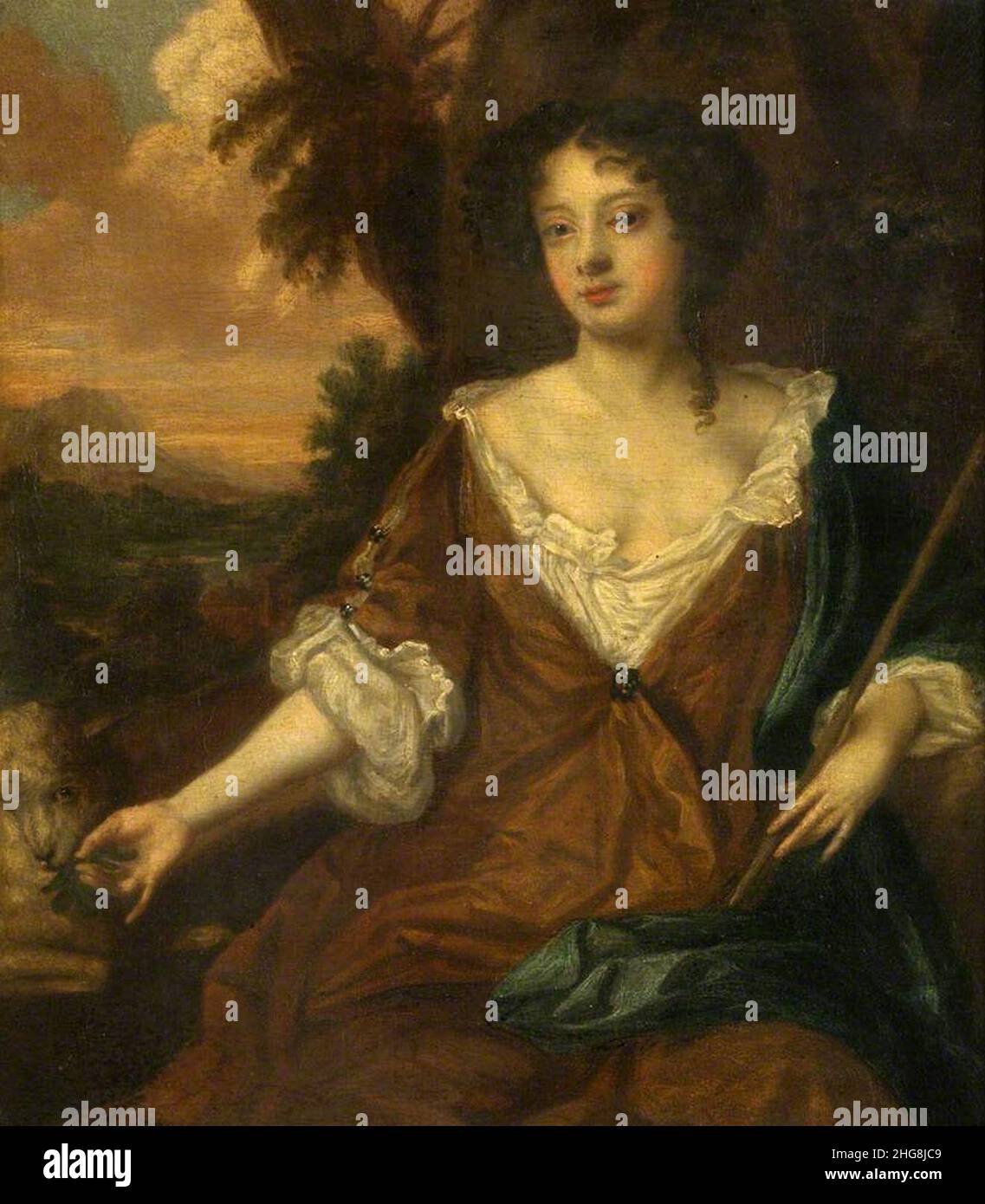 Sir Peter Lely - Lucy Walter Stock Photo - Alamy