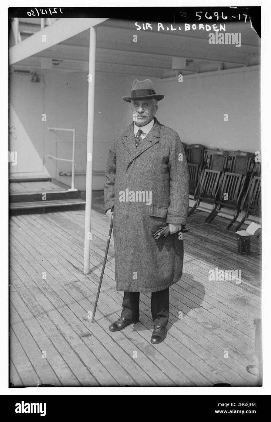 Sir R.L. Borden Stock Photo - Alamy
