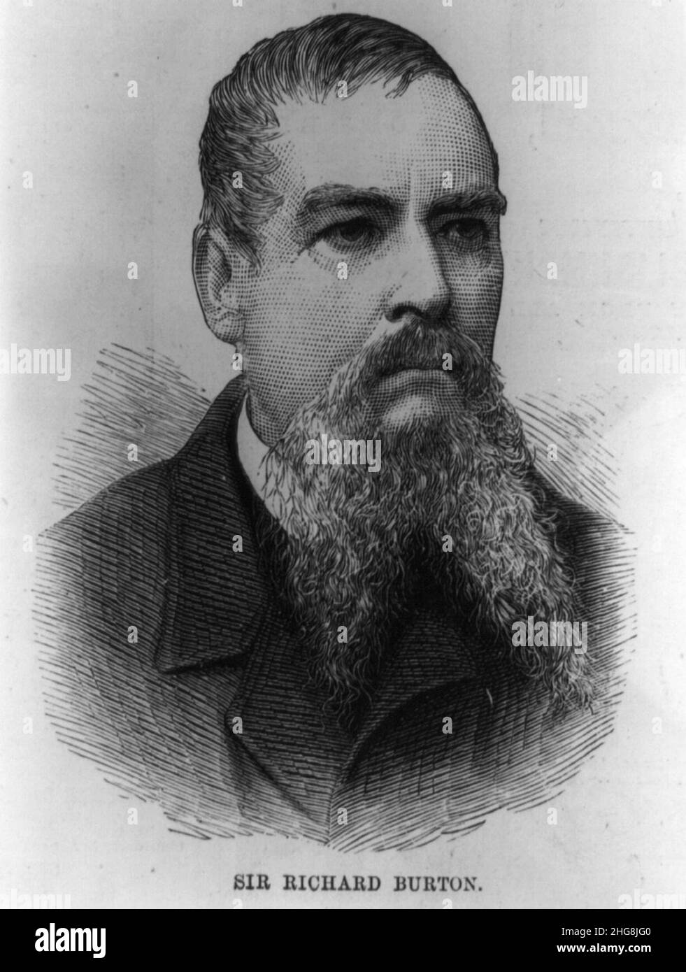 Sir richard burton Black and White Stock Photos & Images Alamy