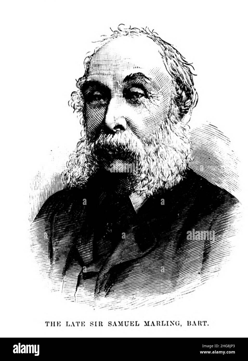 Sir Samuel Stephens Marling, 1st Stock Photo Alamy