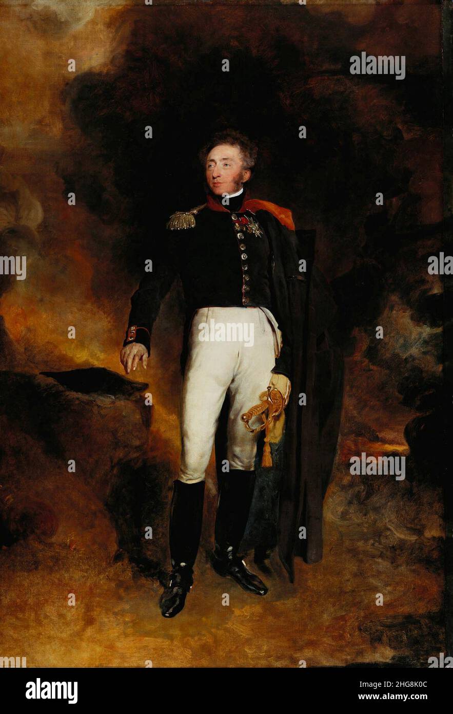 Sir Thomas Lawrence (1769-1830) - Louis-Antoine, Duke of Angoulême (1775-1844) Stock Photo