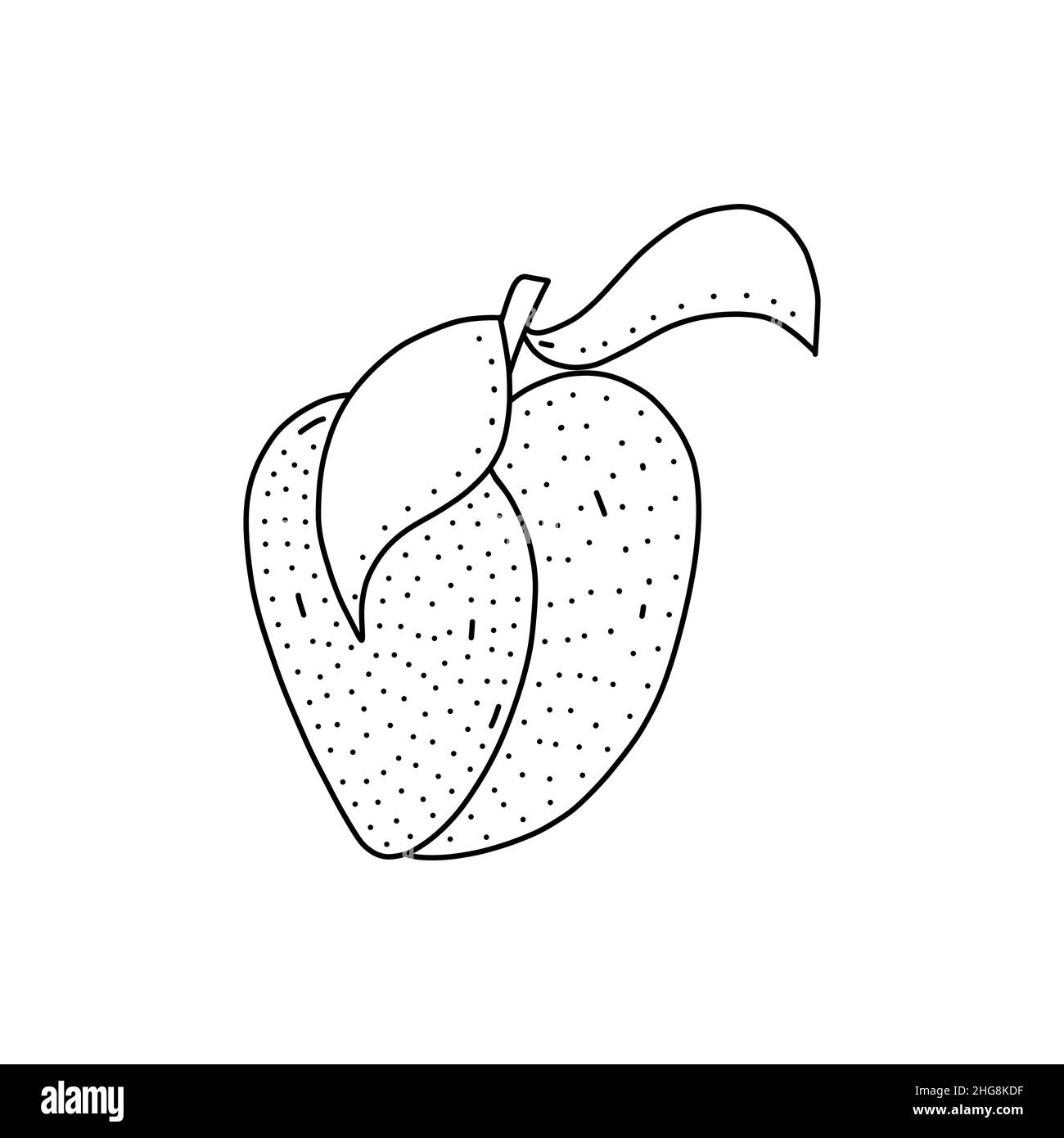 hand-drawn-vector-illustration-of-a-peach-in-doodle-style-cute