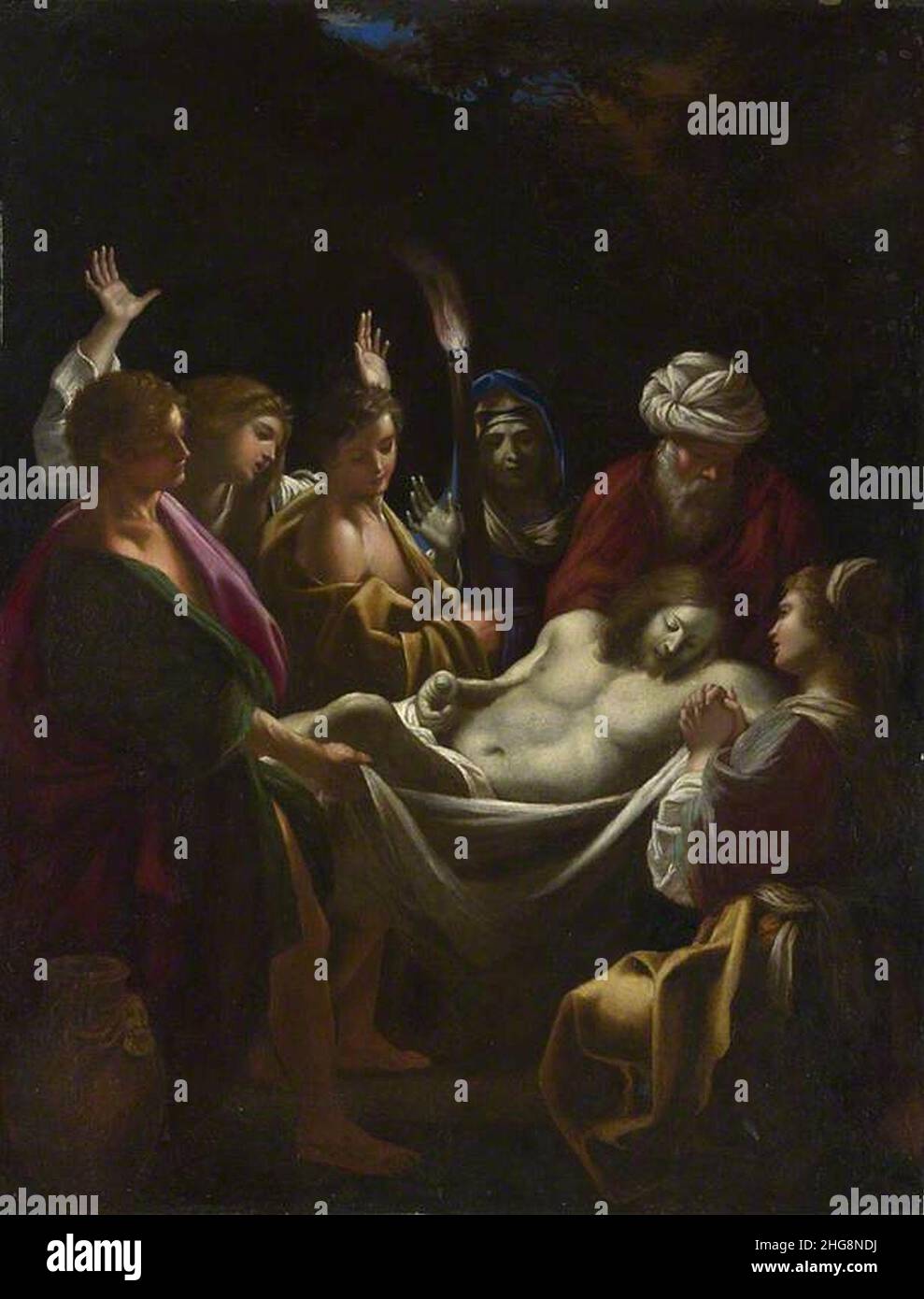 Sisto Badalocchio (1585after 1621) Christ carried to the Tomb Stock