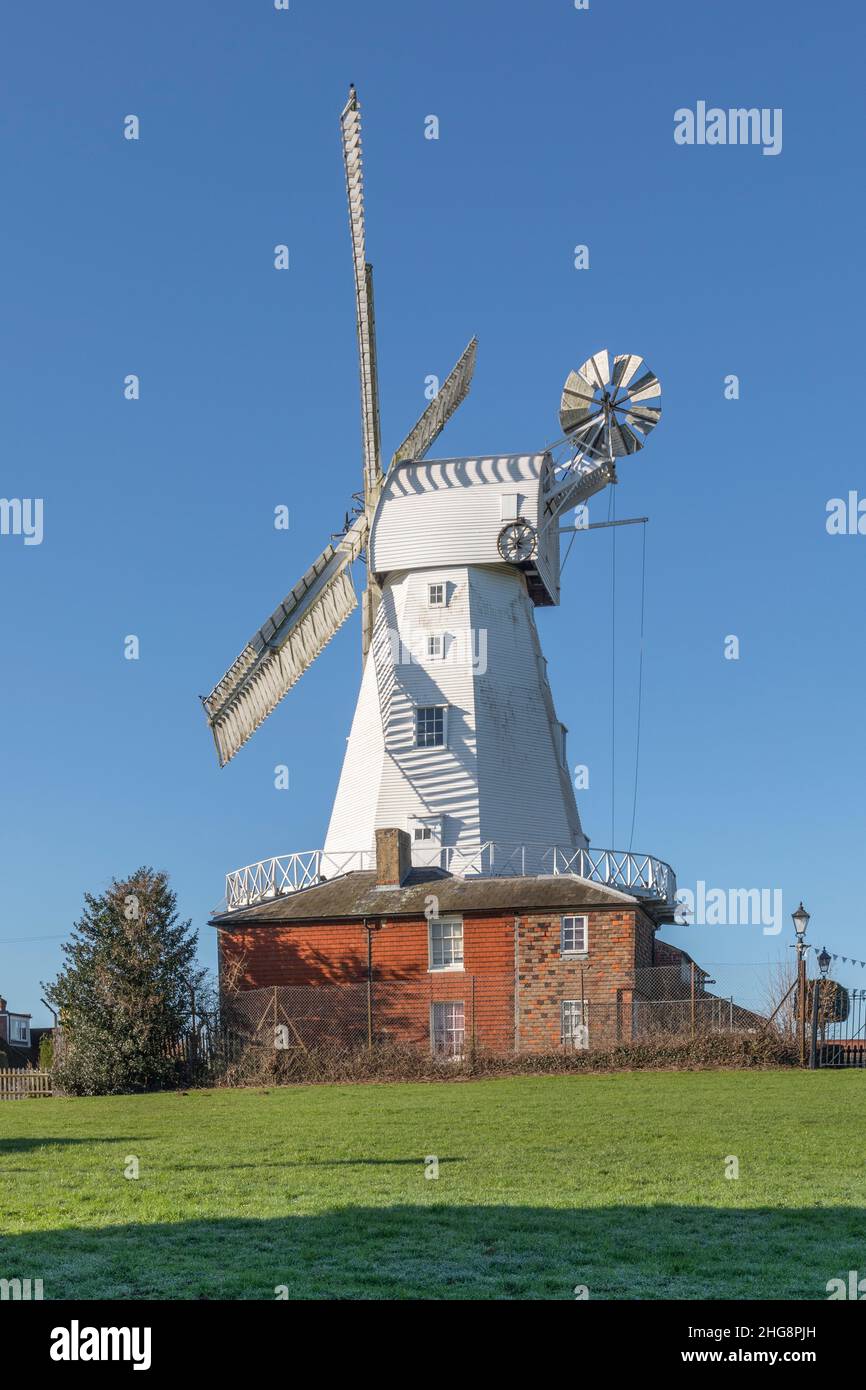 Willesborough windmill in Ashford, Kent Stock Photo - Alamy