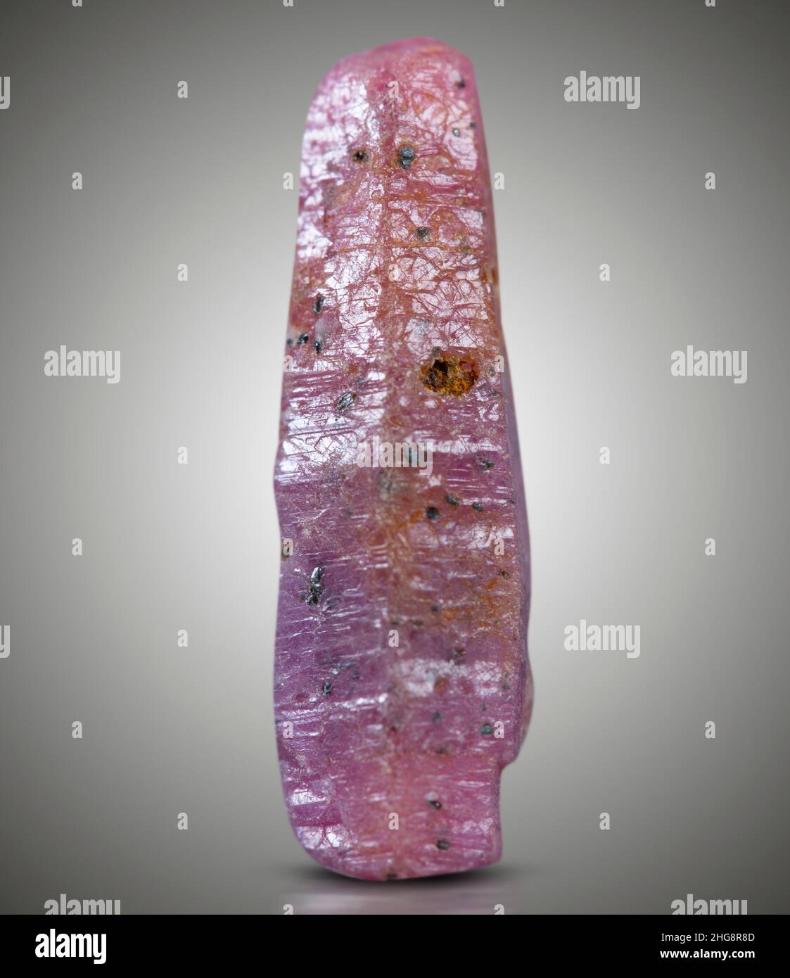 ruby mineral specimen stone rock geology gem crystal Stock Photo - Alamy