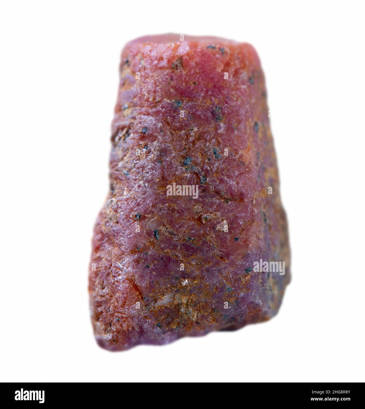ruby mineral specimen stone rock geology gem crystal Stock Photo - Alamy
