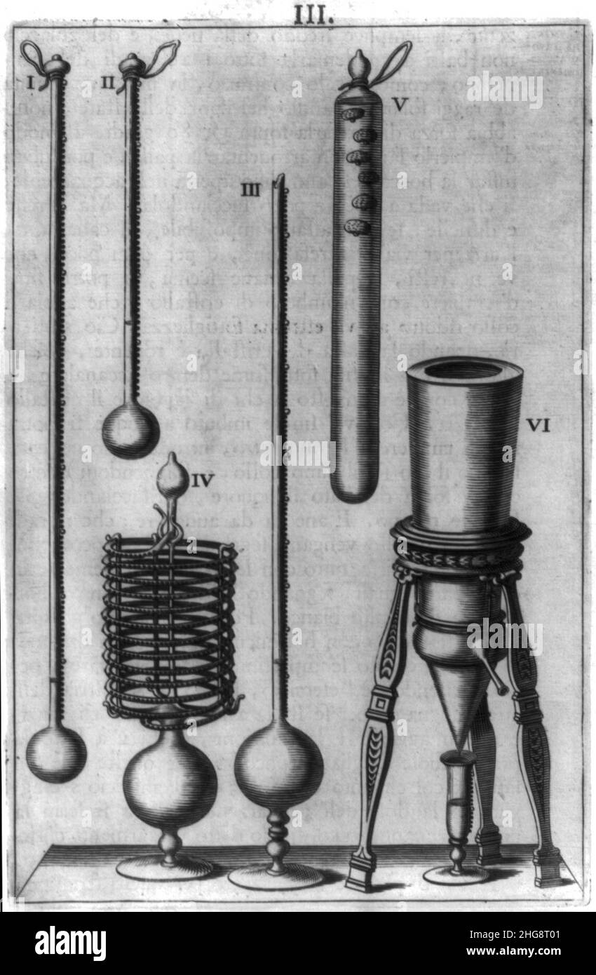 Six different weather measuring instruments Stock Photo Alamy