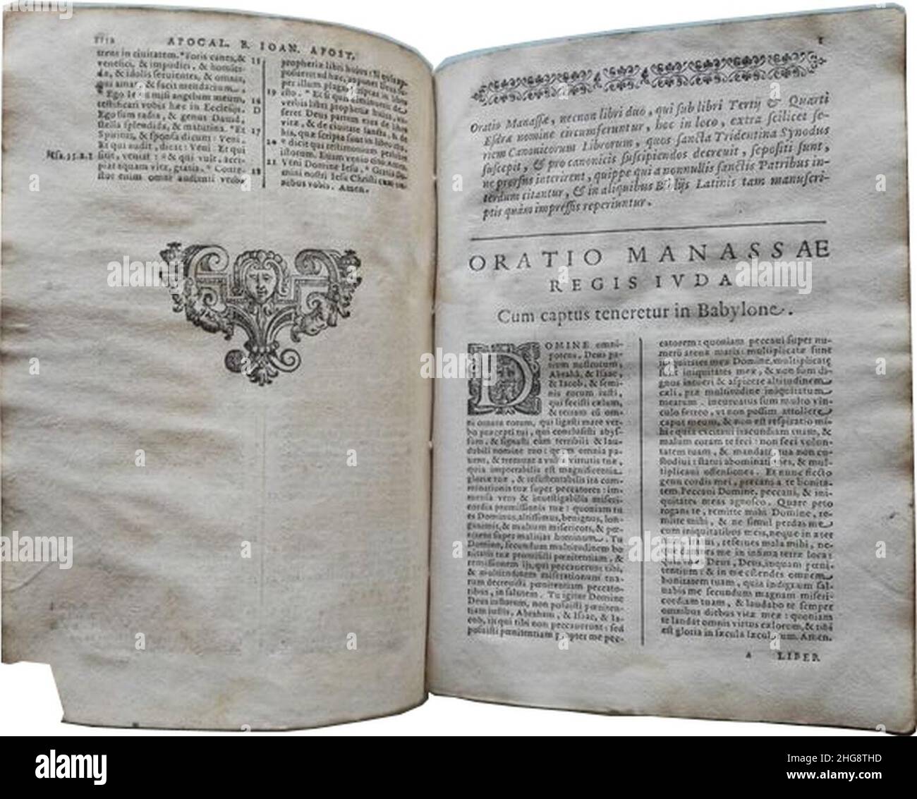 SixtoClementine Vulgate (1598) Revelation ch. 22 + Oratio Manassae