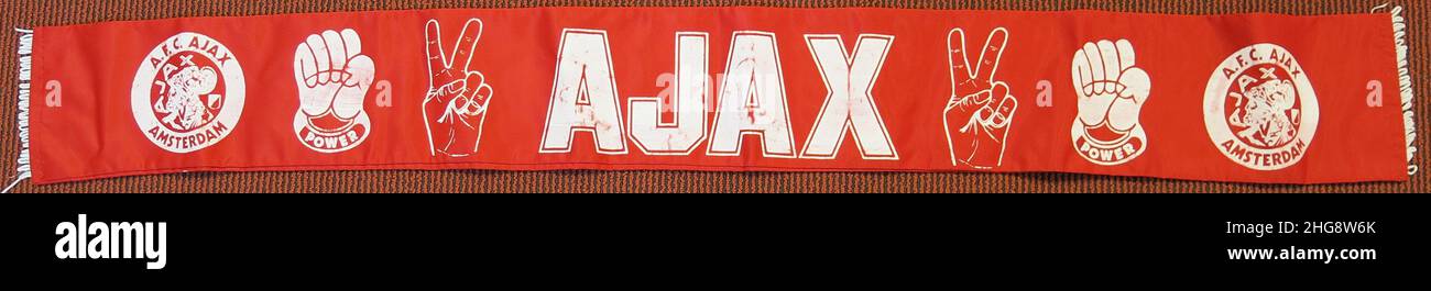 Sjaal Ajax F-side, objectnr 1541 Stock Photo - Alamy
