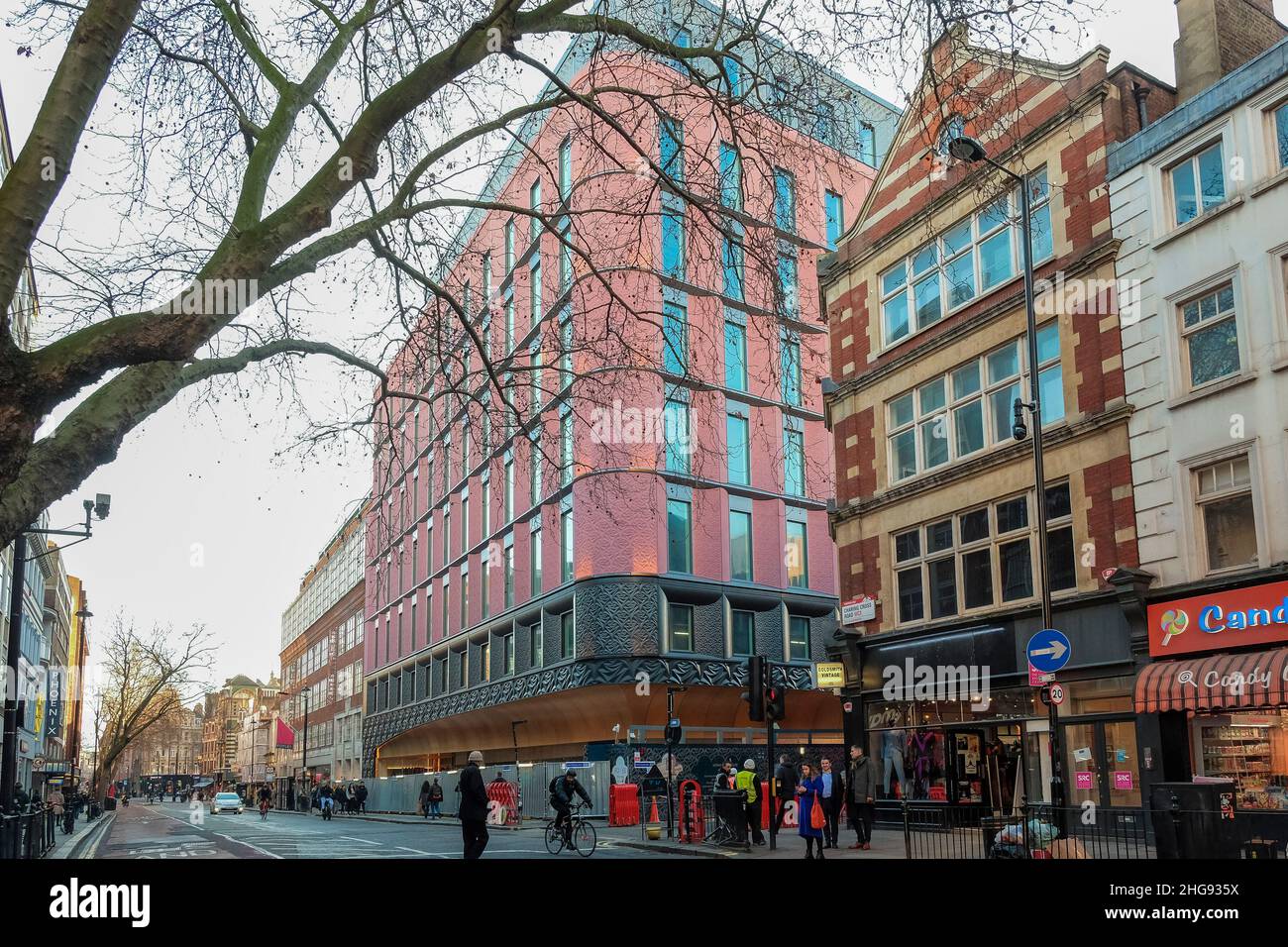 Ilona Rose House building on Charing Cross Road, London, designed by MATT Architecture for Soho
