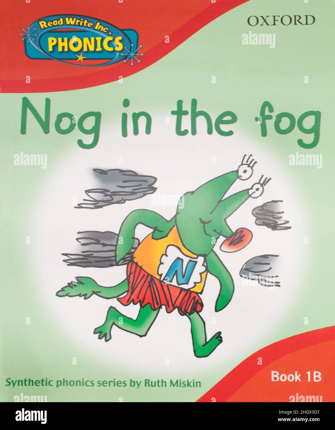 The book, Nog in the fog - Synthetic phonics series by Ruth Miskin Stock Photo