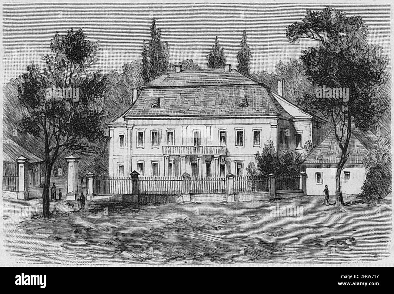 Skoki, Niamcevič. Скокі, Нямцэвіч (1882). Stock Photo