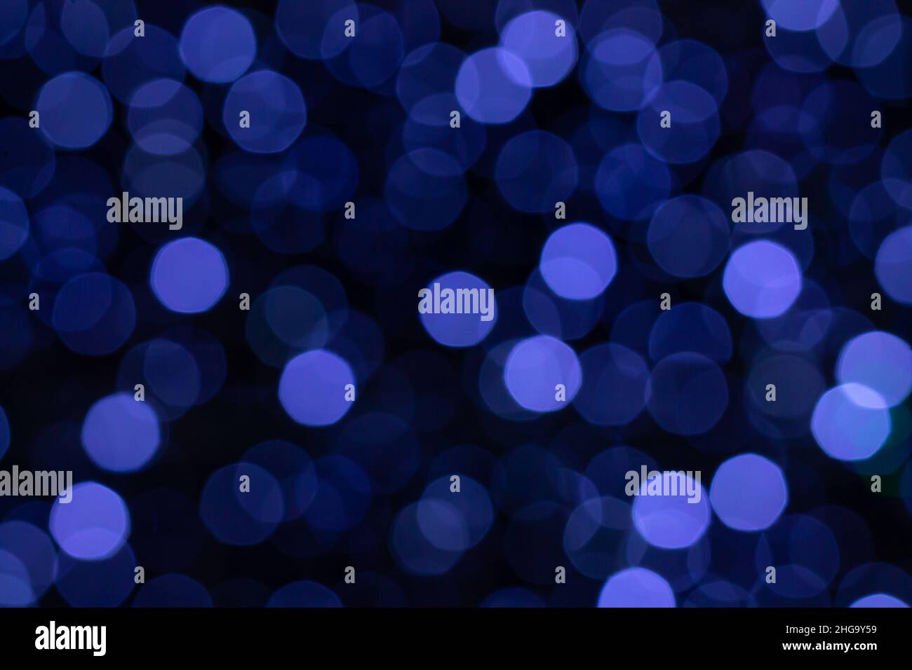 Beautiful abstract blue bokeh defocused lights on dark background Stock ...