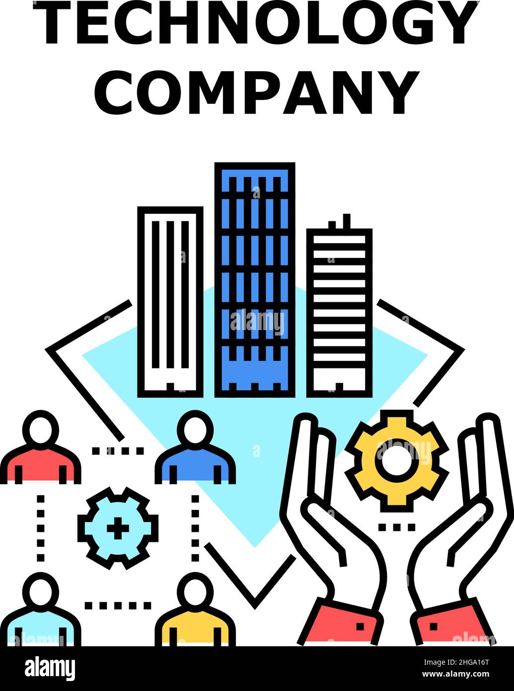 Technology company icon vector illustration Stock Vector Image & Art ...