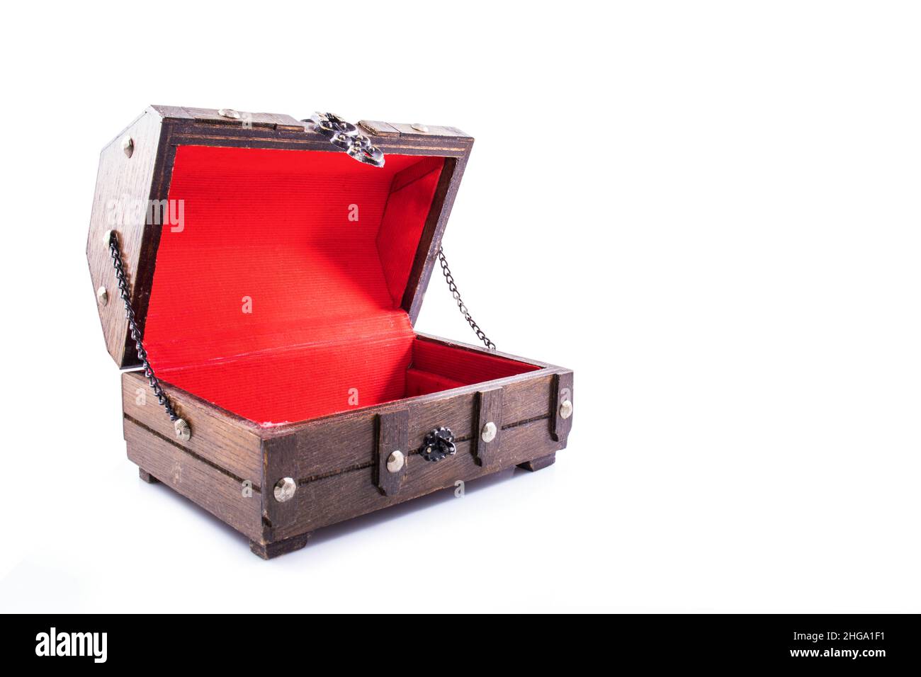 chest isolated on a white background Stock Photo