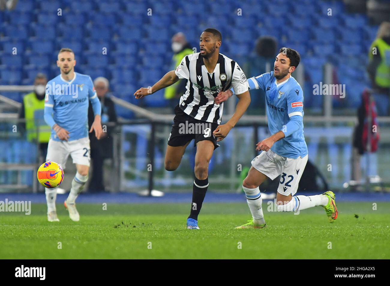 Beto of Udinese Calcio during the eighth finals of Coppa Italia between  S.S. Lazio vs Udinese Calcio on 18th January 2022 at the Stadio Olimpico in  Rome, Italy. (Photo by Domenico Cippitelli/Pacific