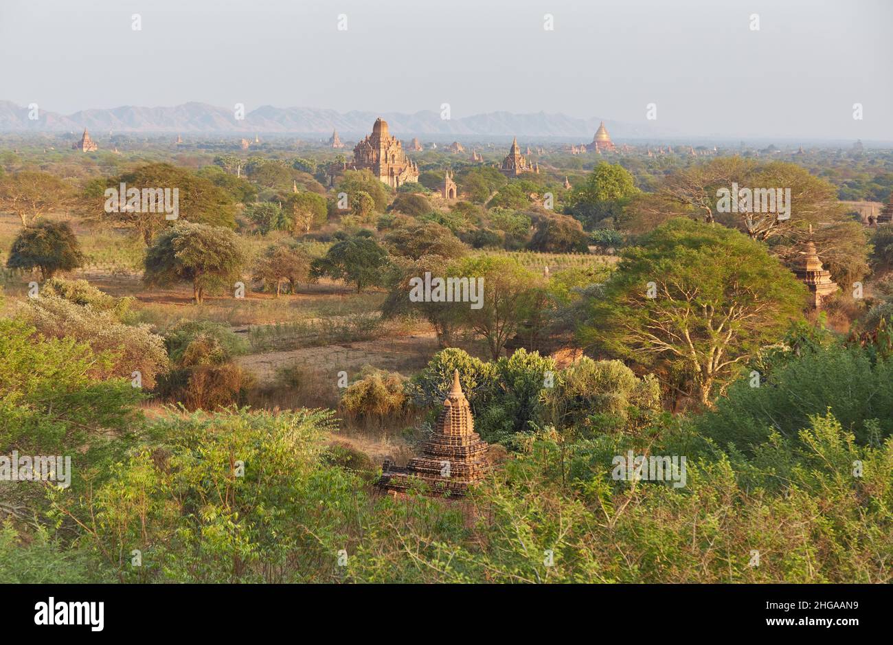The Ancient Buddhist Pagodas of Bagan, Myanmar Stock Photo - Alamy