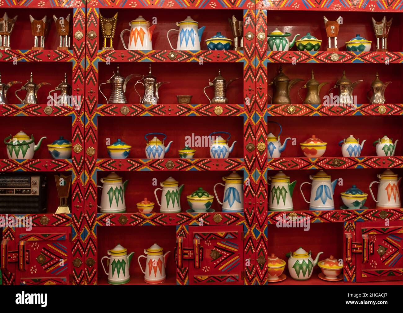 Coffee shop, Mecca province, Jeddah, Saudi Arabia Stock Photo Alamy