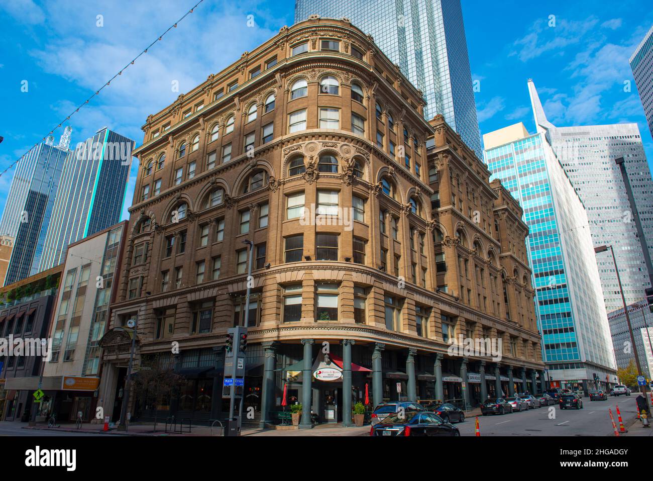 Historic commercial buildings at Marcus Square at 1623 Main Street in  downtown Dallas, Texas TX, USA Stock Photo - Alamy