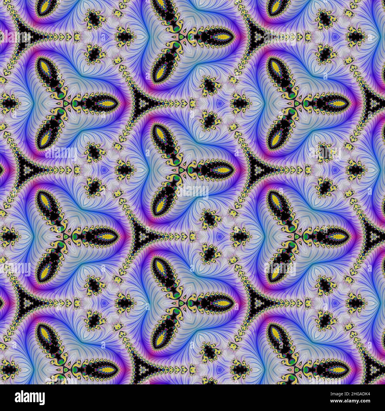 Abstract Computer generated Fractal design. A fractal is a never-ending ...
