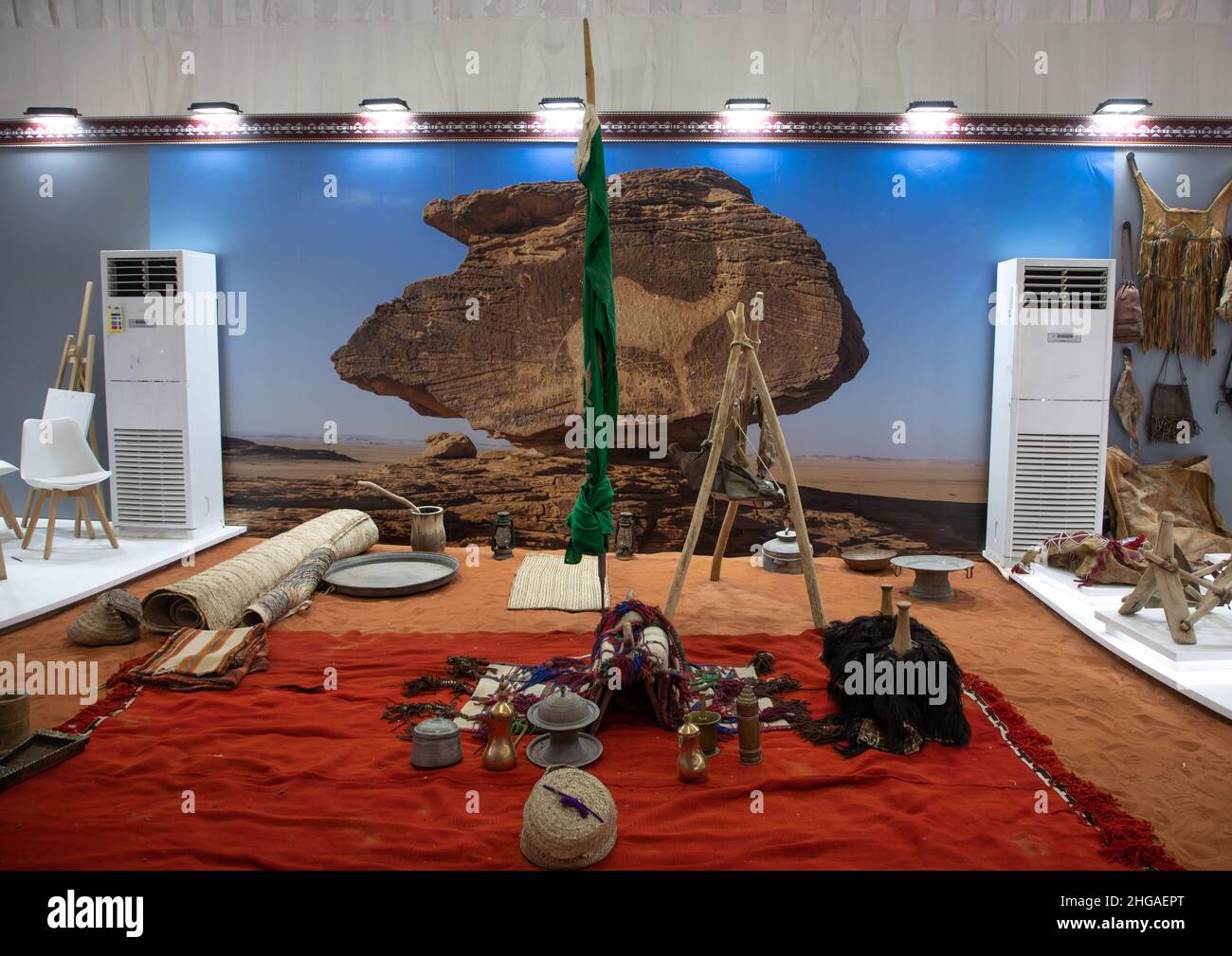 King Abdul Aziz Camel Festival, Riyadh Province, Rimah, Saudi Arabia Stock Photo