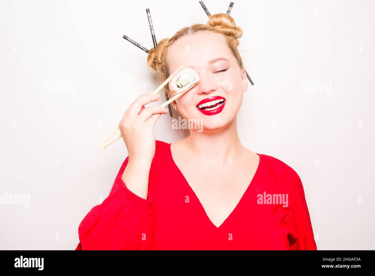 595 Chopsticks Hairstyle Images Stock Photos  Vectors  Shutterstock