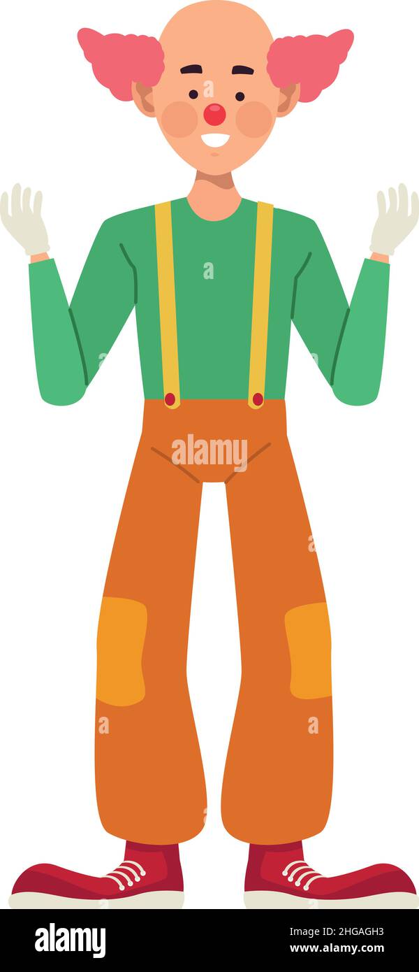 funny clown character Stock Vector Image & Art - Alamy