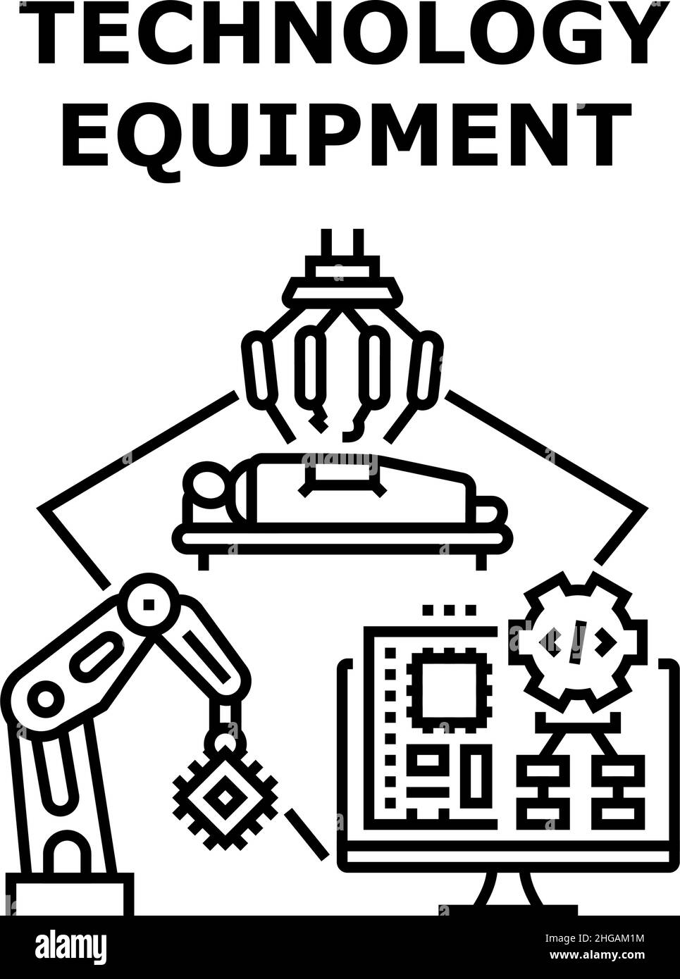 Technology equipment icon vector illustration Stock Vector Image & Art ...
