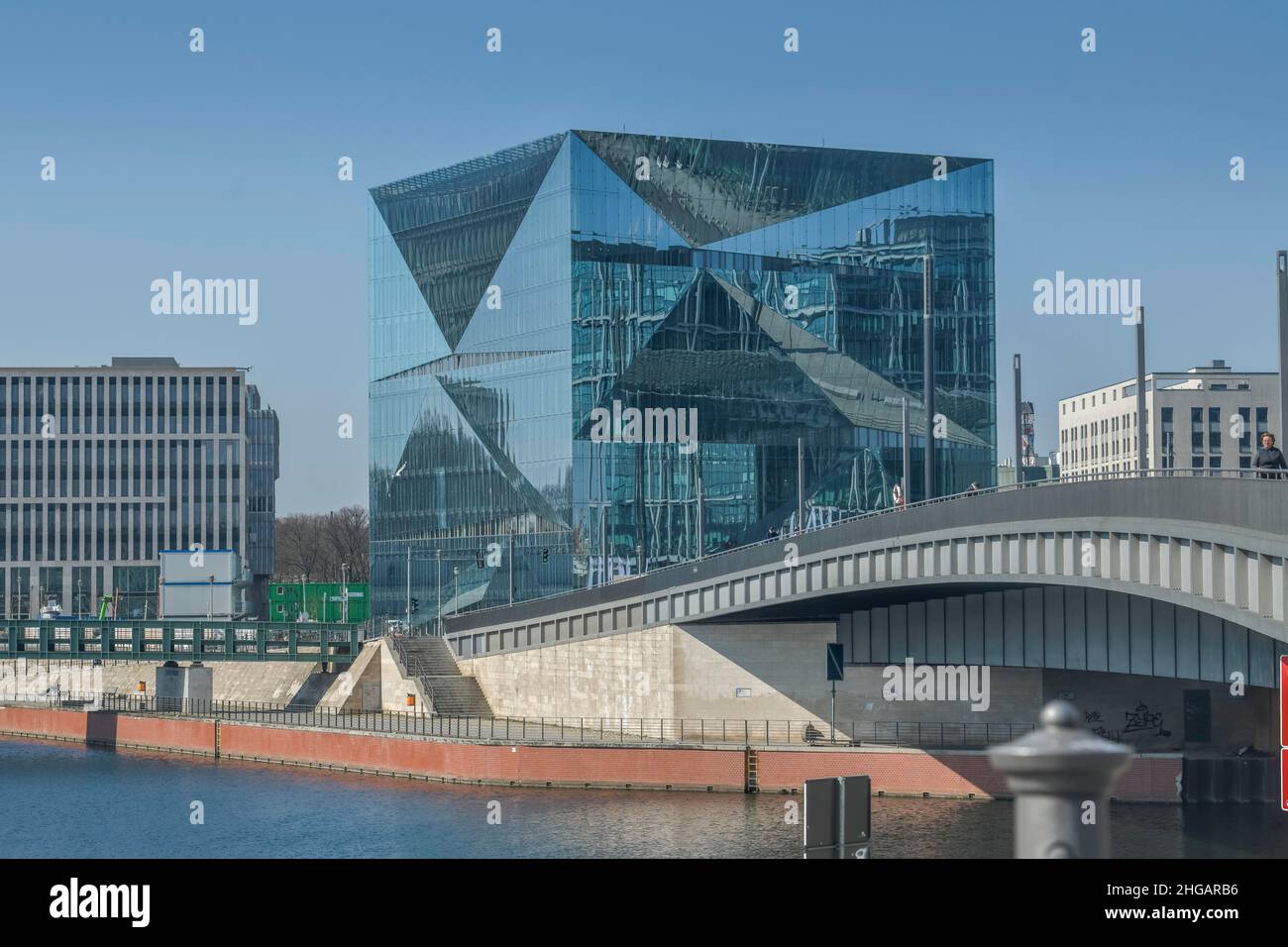 Cube office building, Washingtonplatz, Moabit, Mitte, Berlin, Germany ...