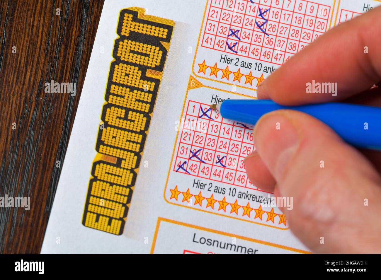 Eurojackpot ticket hi-res stock photography and images - Alamy