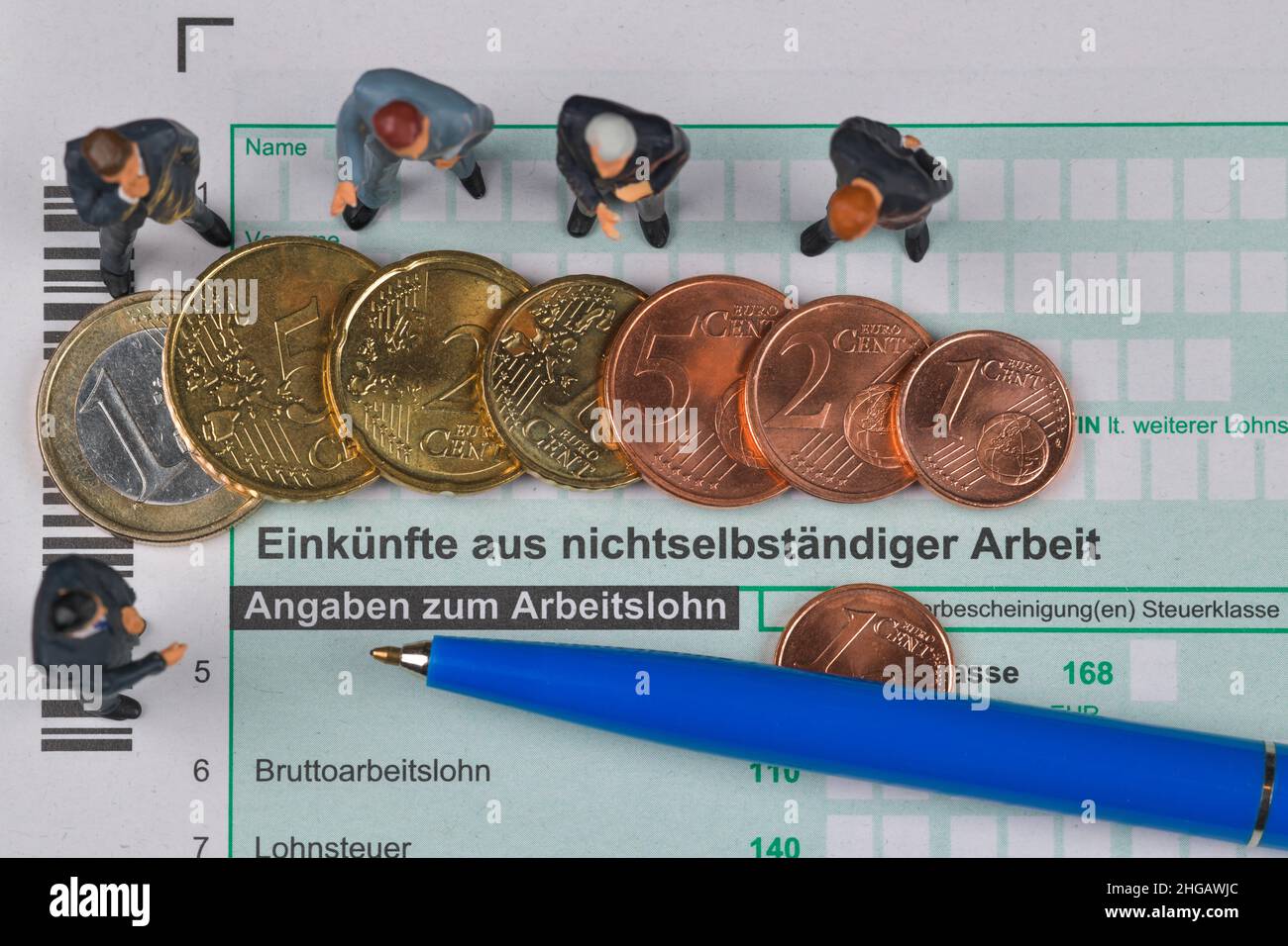 from employment, form N, tax return Stock Photo Alamy