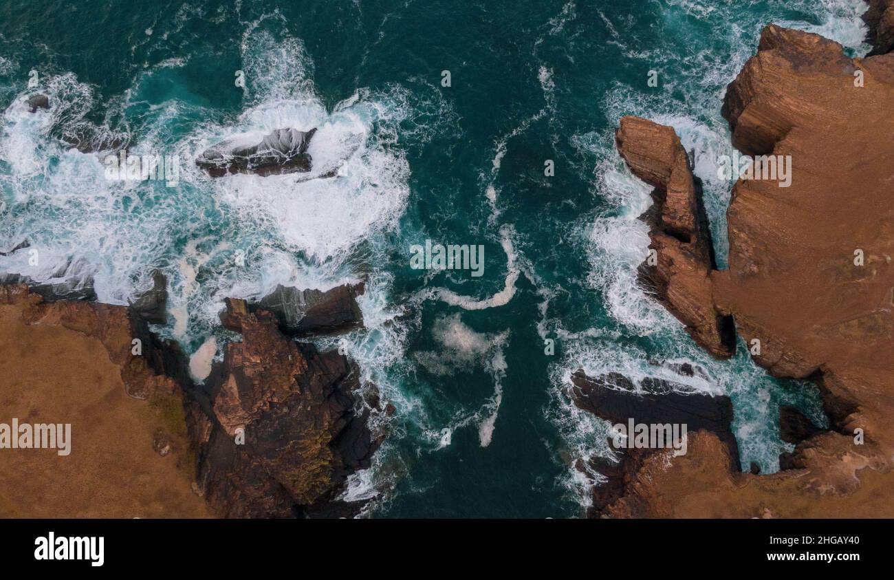 Yesnaby Cliffs Stock Photo