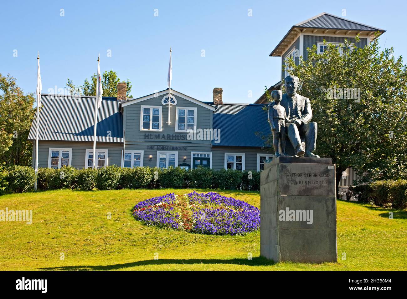 Typical house, Old Town, Reykjavik, Iceland Stock Photo