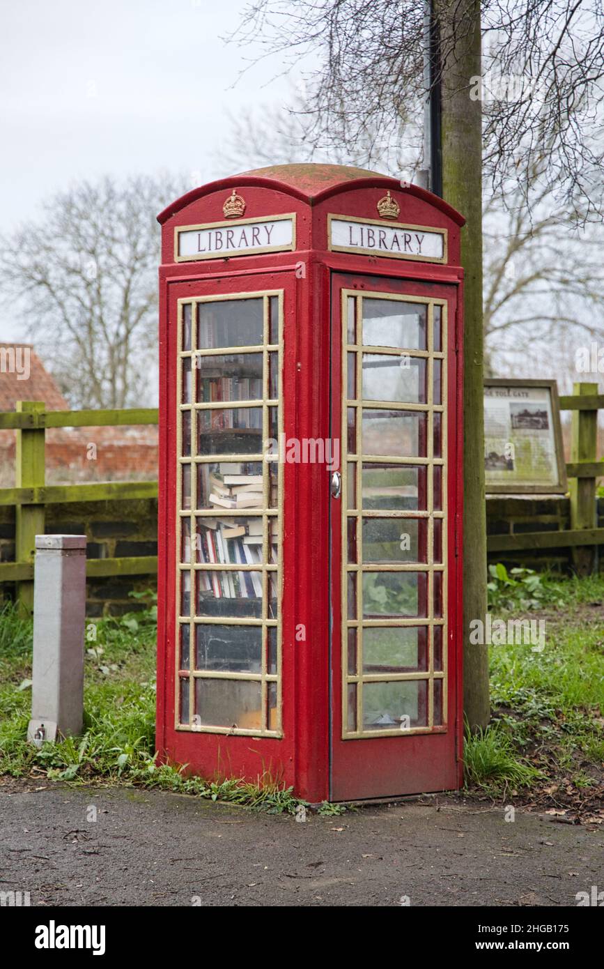 Phone Kiosk Library Stock Photo Alamy