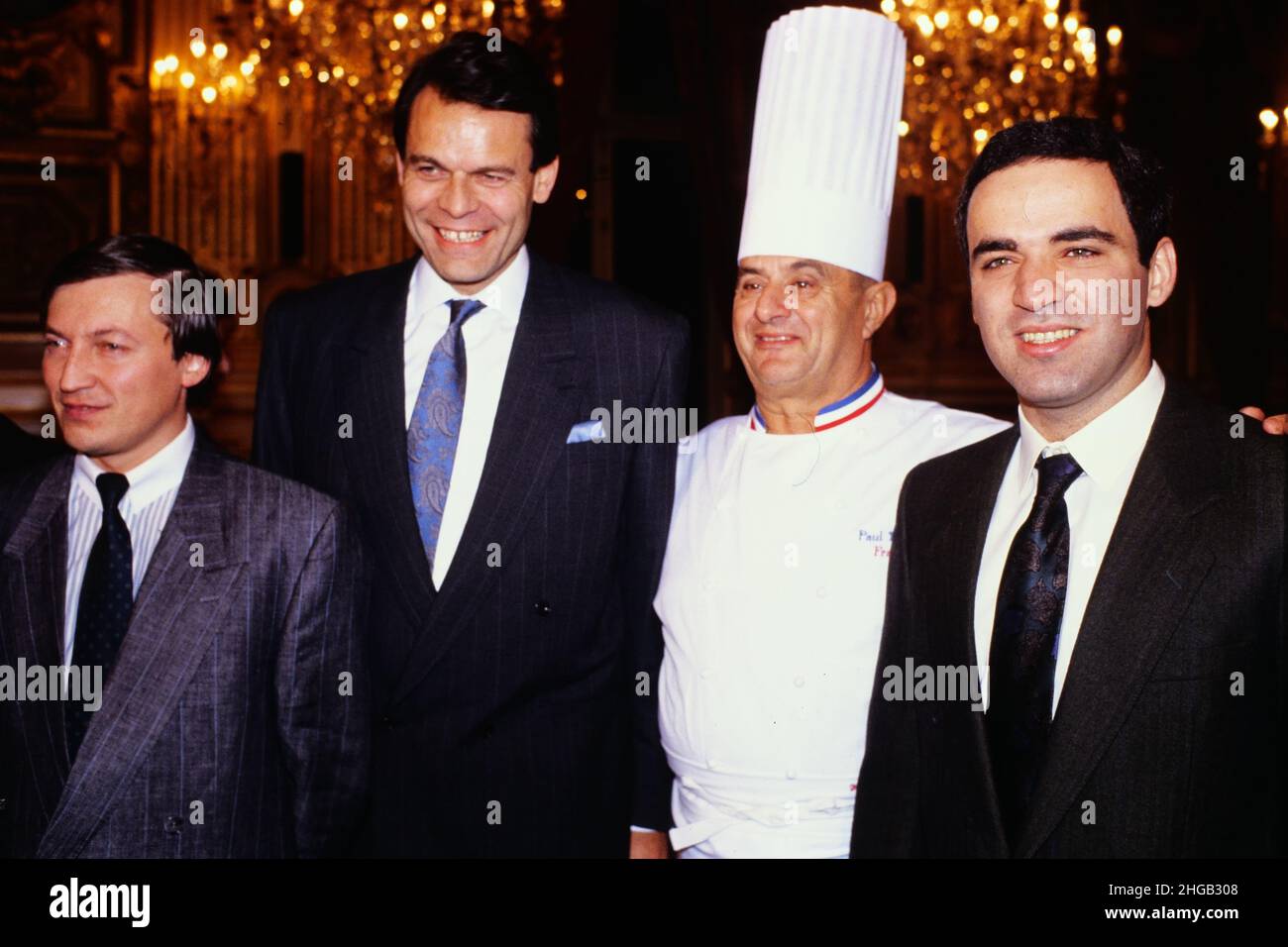 Chests World Championship 1990: Karpov vs Kasparov, Lyon (France Stock  Photo - Alamy