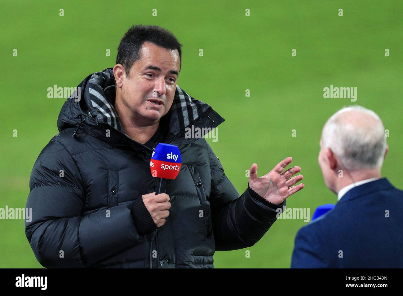 Hull, UK. 19th Jan, 2022. The new Hull City FC owner Acun Ilicali during tonight's game in Hull, United Kingdom on 1/19/2022. (Photo by James Heaton/News Images/Sipa USA) Credit: Sipa USA/Alamy Live News Stock Photo