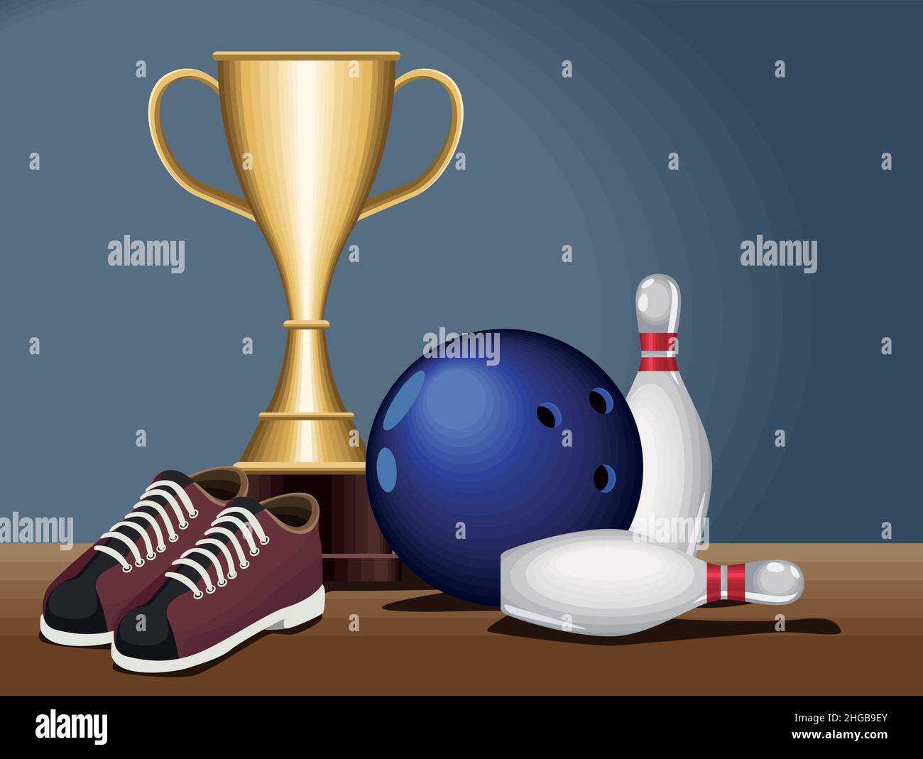 bowling sport championship Stock Vector Image & Art - Alamy