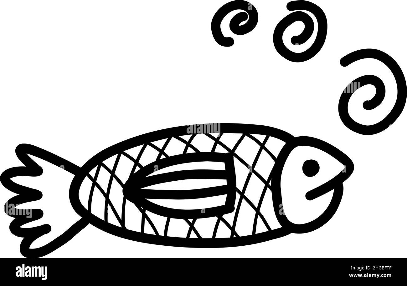 Outline of a fish clipart hi-res stock photography and images - Page 2 -  Alamy