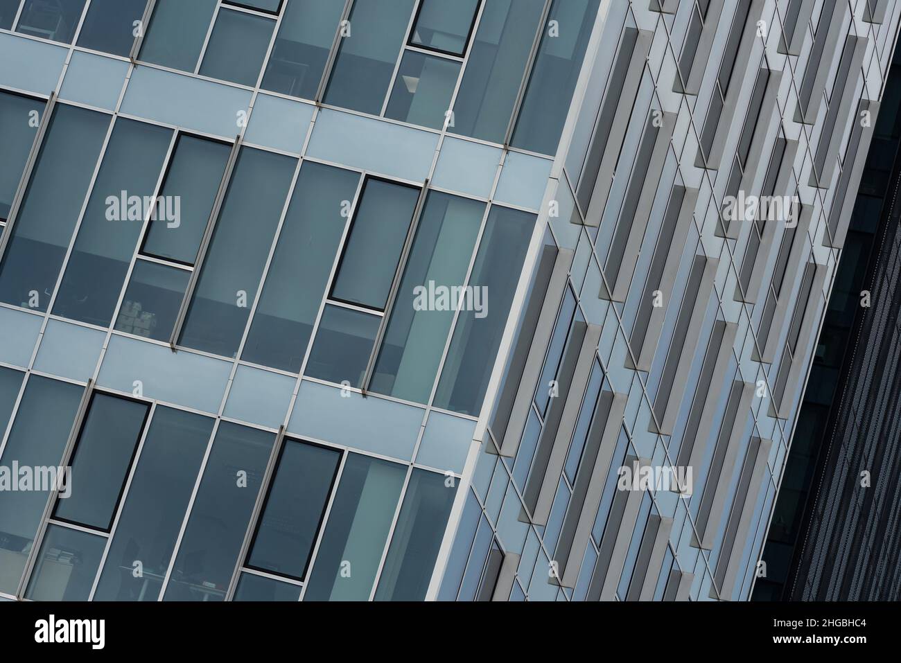 Warsaw, Poland June 15, 2021 Glass building in the capital of Poland