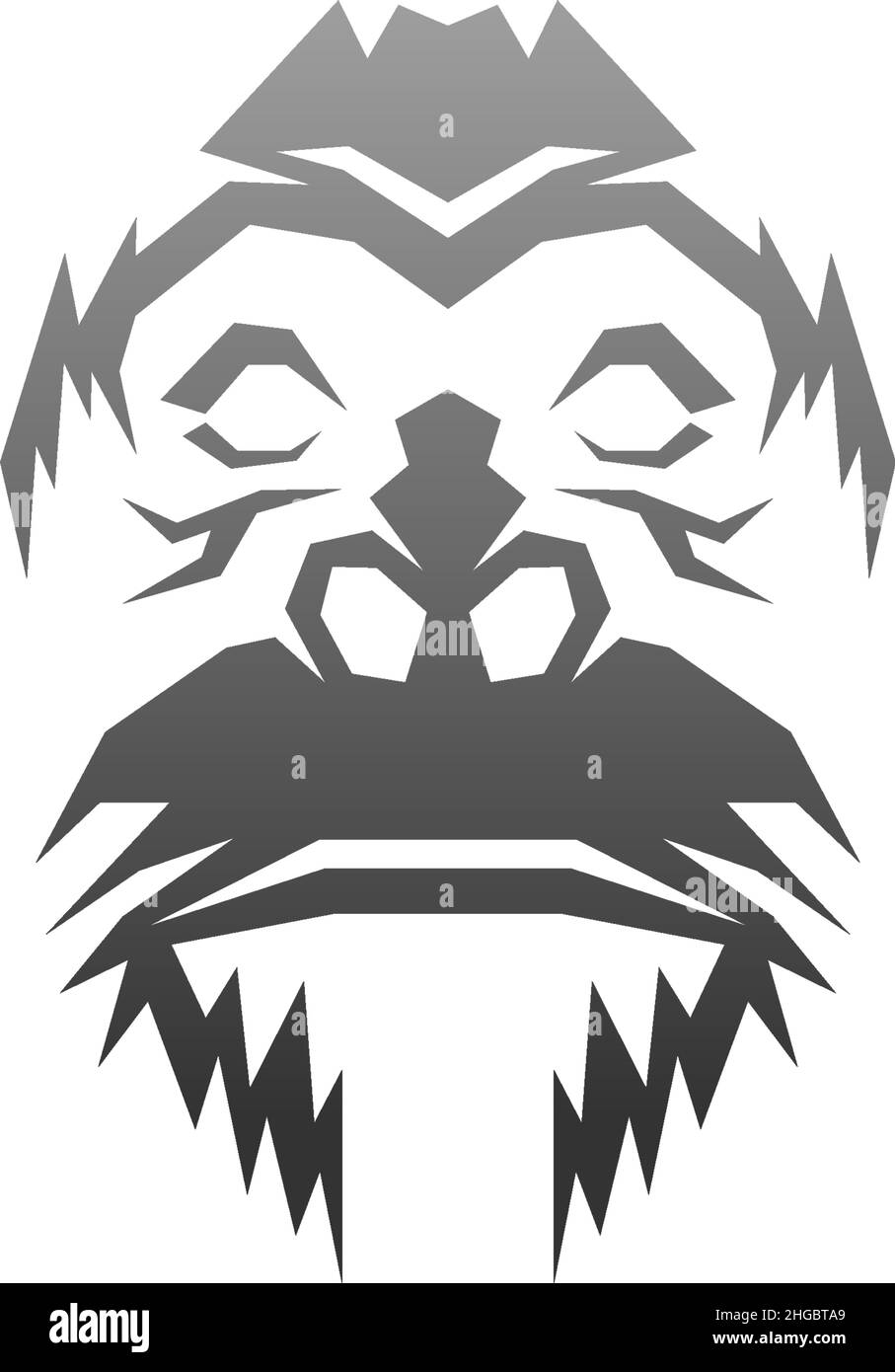 Gorilla logo design vector icon template illustration Stock Vector ...