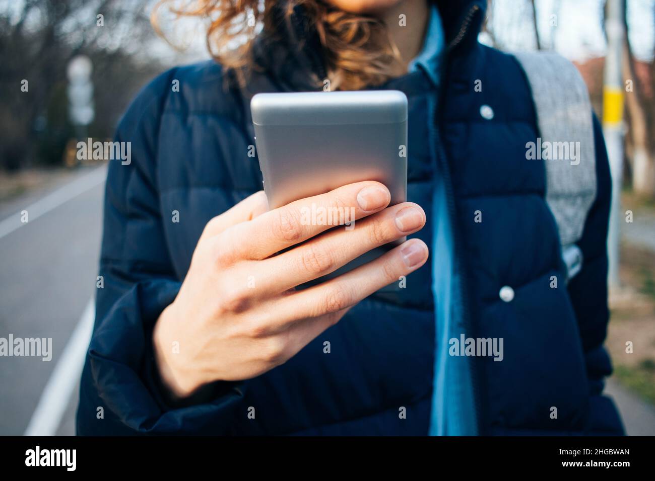 Close up girl walking using hi-res stock photography and images - Alamy