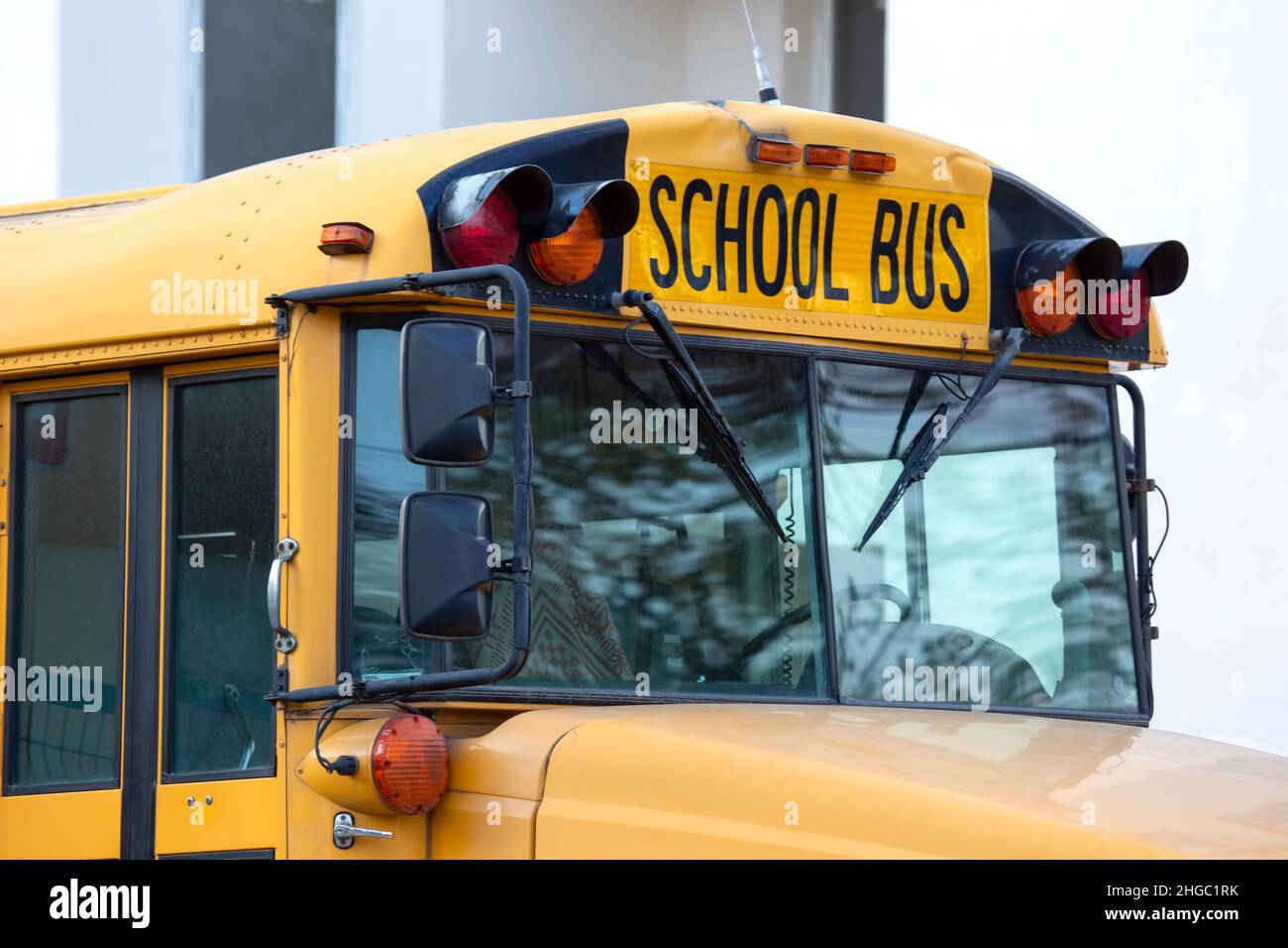 School bus close up hi-res stock photography and images - Alamy