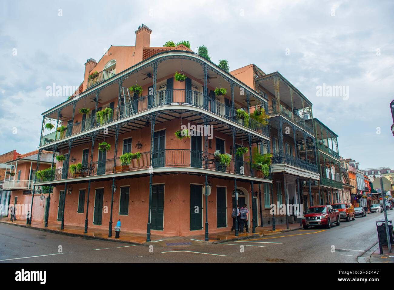 Historic building on 841 St Louis Street at Dauphine Street in French
