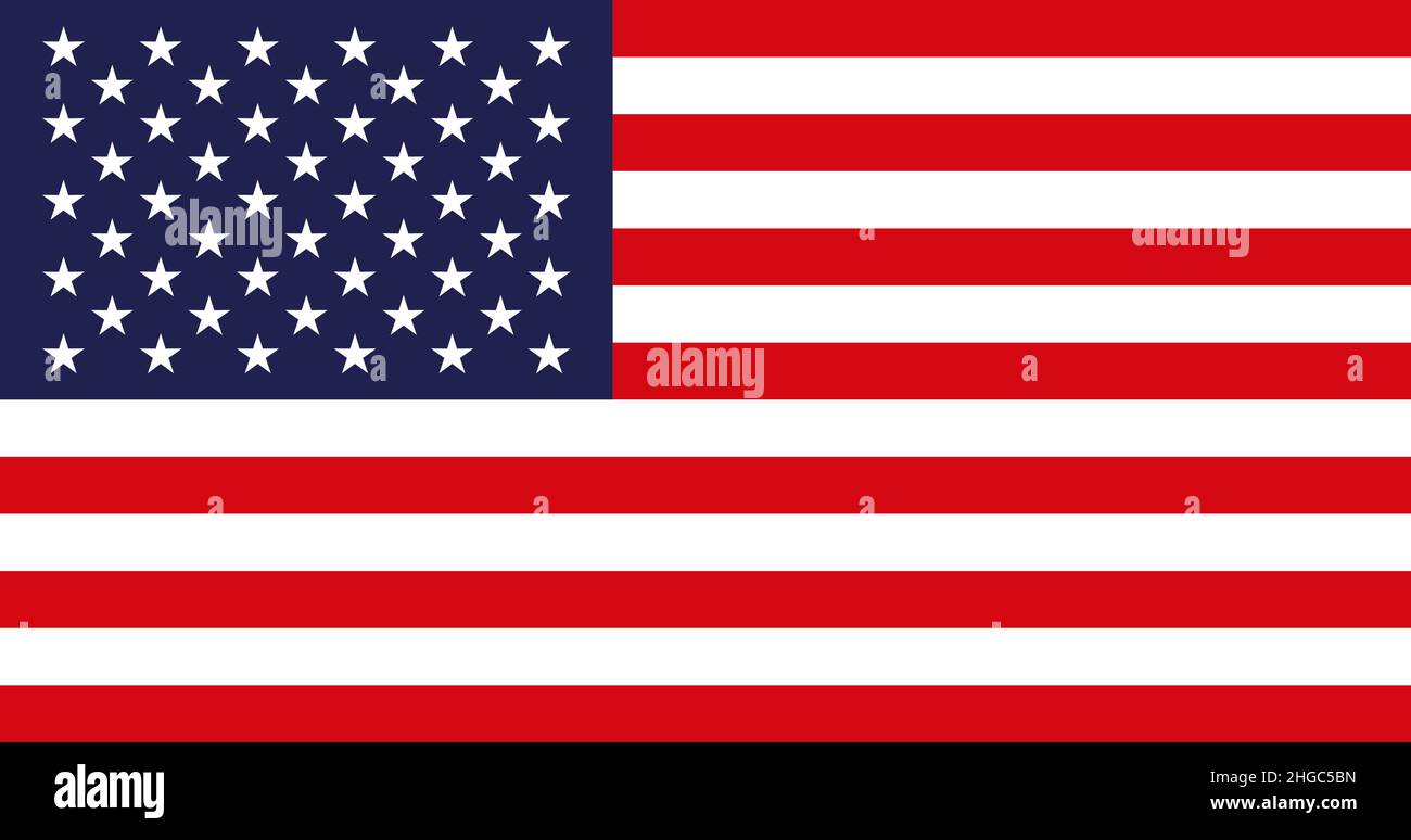 Vector flag of the United States of America Stock Vector Image & Art ...