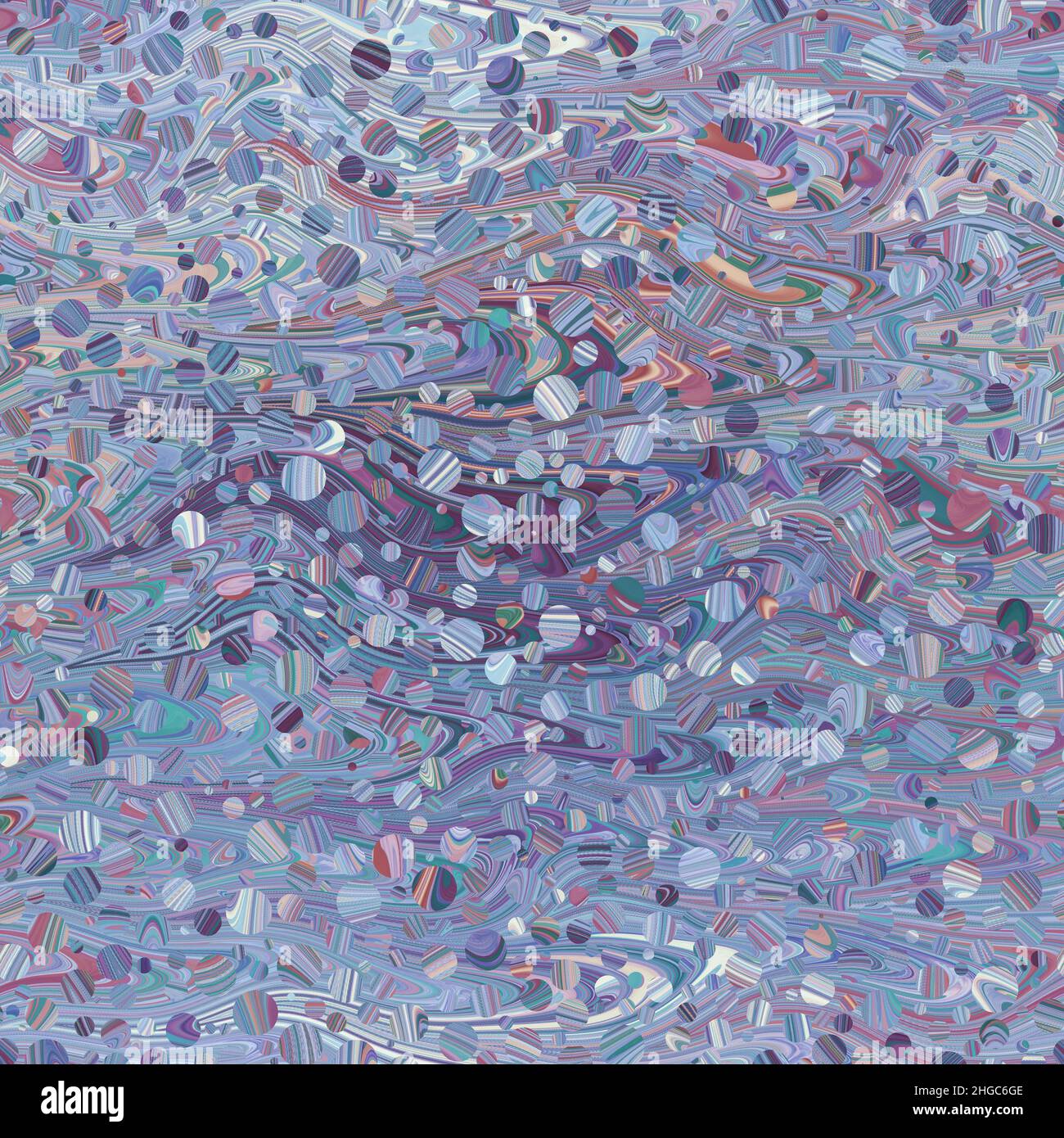 Seamless pattern of marbled orbs that gives a dreamy fantasy mysterious ...