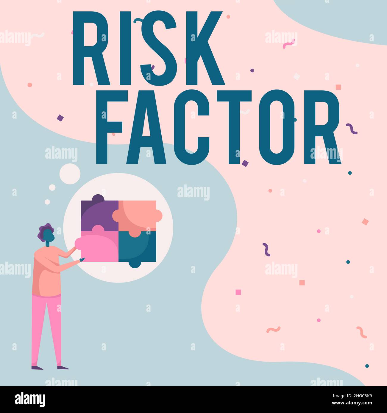 Text sign showing Risk Factor. Internet Concept Characteristic that may ...
